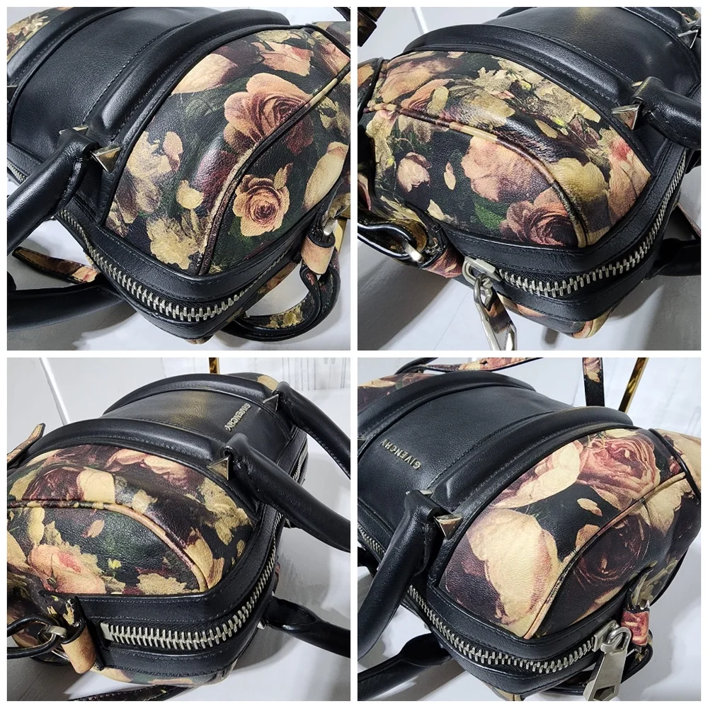 Givenchy Lucrezia Printed Leather Satchel Bag